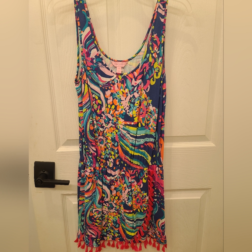 Lilly Pulitzer Jarrett romper beach loot